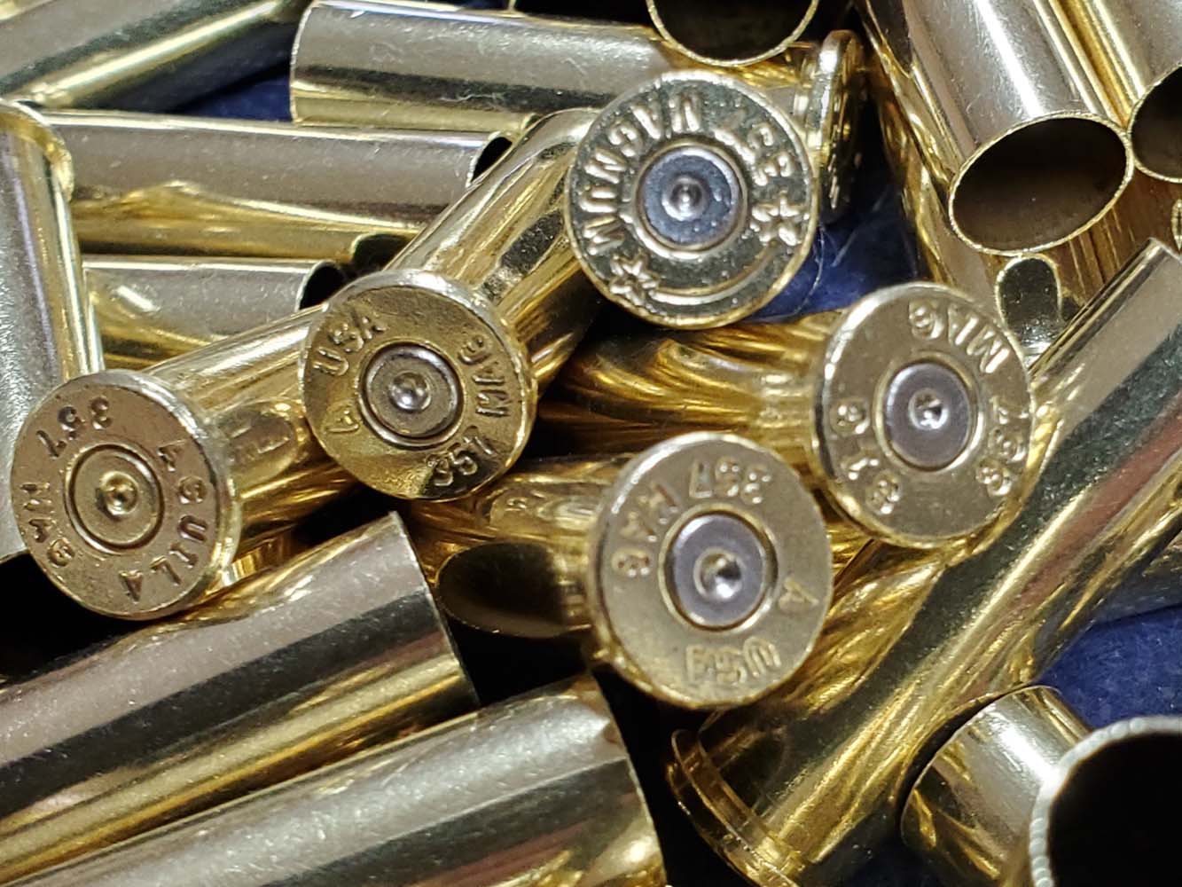 357 Magnum Once Fired Brass 230 Count - Once Fired Brass