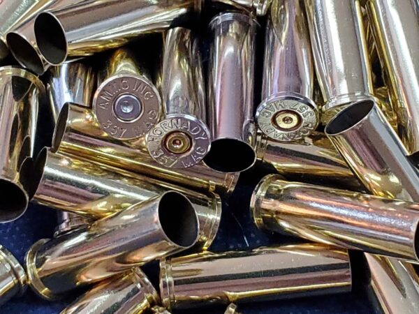 357 magnum once fired brass shell casings