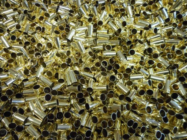 once fired 40 SW reloading brass