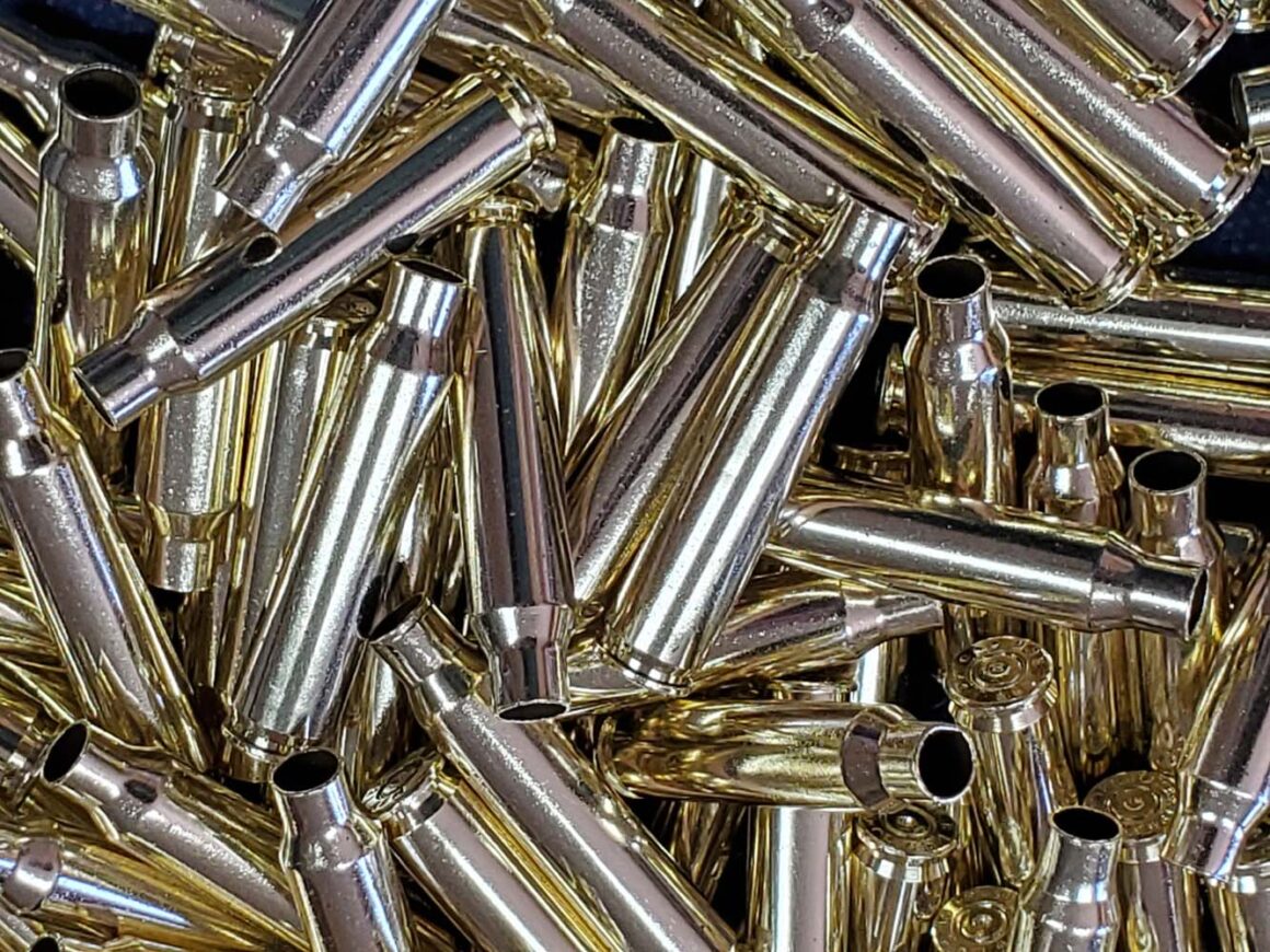 223/556 Nickel Plated Brass Shell Casings From Indoor Ranges 400 Count