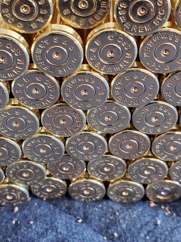 6.8 MM Rem SPC 200 Count Mixed Head Stamps Once Fired