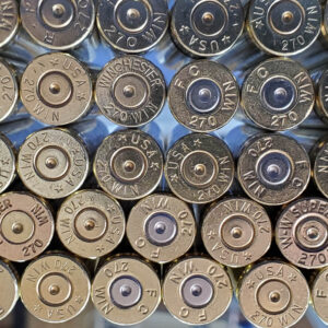 once fired 270 Winchester head stamps