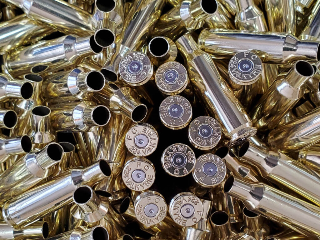 224 Valkyrie Once Fired Brass, Matching Head Stamps, 50 count Once