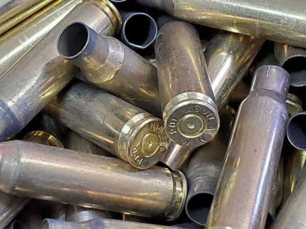 308 close up reloading casings