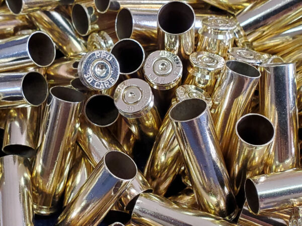30 Carbine Once Fired Brass, 250 Count, Mixed Head Stamps - Image 2