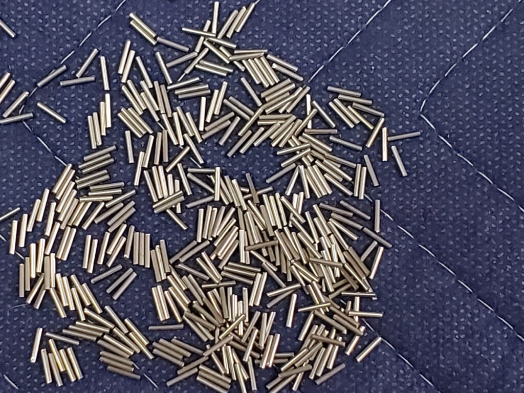 Stainless Steel Tumbling Media Pins 0.047" Diameter, 0.255" Length