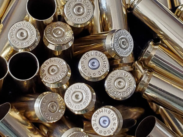 450 Bushmaster Once Fired Brass, 79 Count, Mixed Head Stamps