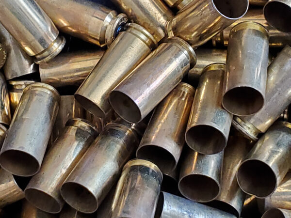 10MM close up bullet casings