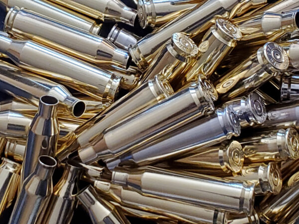 243 Winchester Once Fired Brass  100 + Count, Mixed Head Stamps - Image 3