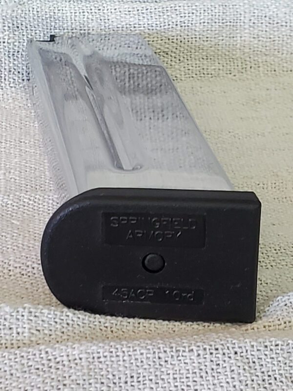 Springfield XD Magazine .45 ACP 10 Rounds Stainless Steel XD4510 - Image 4