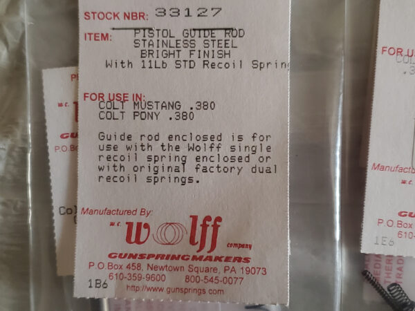 Colt Service Paks By Wolff Springs - Image 2