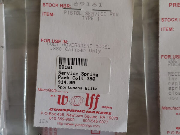 Colt Service Paks By Wolff Springs - Image 3