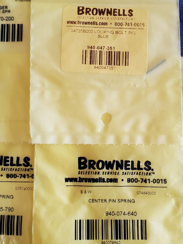 Smith & Wesson Misc Revolver Parts - Image 4