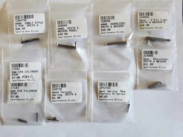 Smith & Wesson Revolver Parts Lot 1