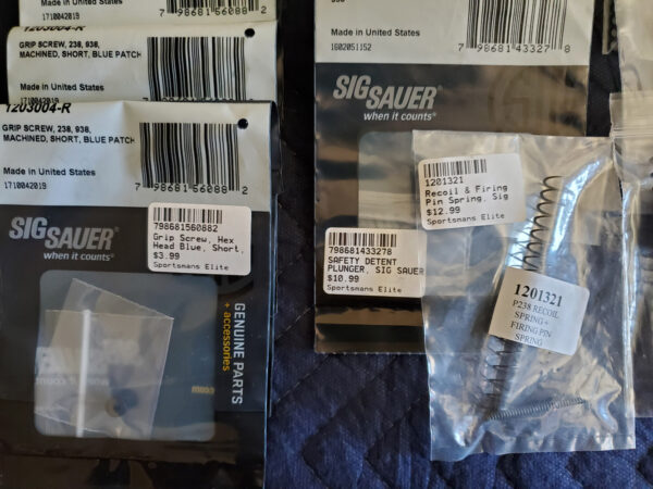 Sig 238 Surplus Gun Parts - Image 3