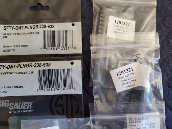 Sig 238 Surplus Gun Parts - Image 4