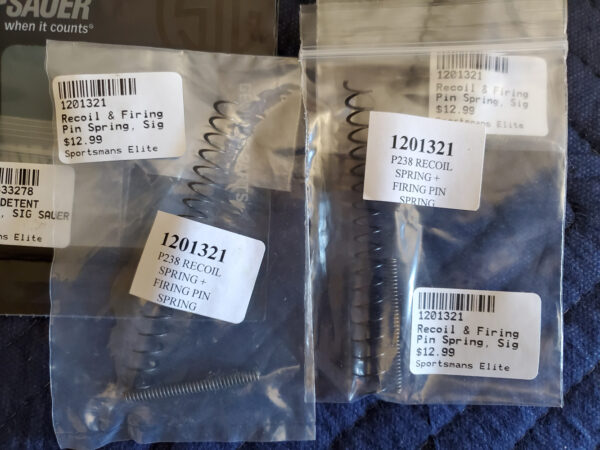 Sig 238 Surplus Gun Parts - Image 5