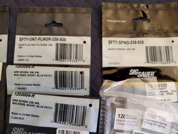 Sig 938 Surplus Gun Parts - Image 4