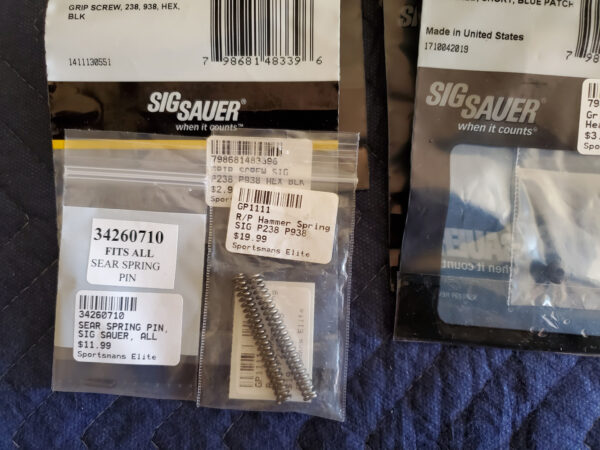 Sig 938 Surplus Gun Parts - Image 5