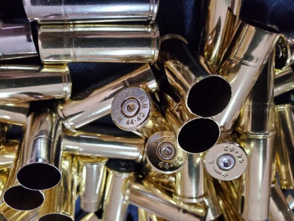 44-40 once fired brass shells