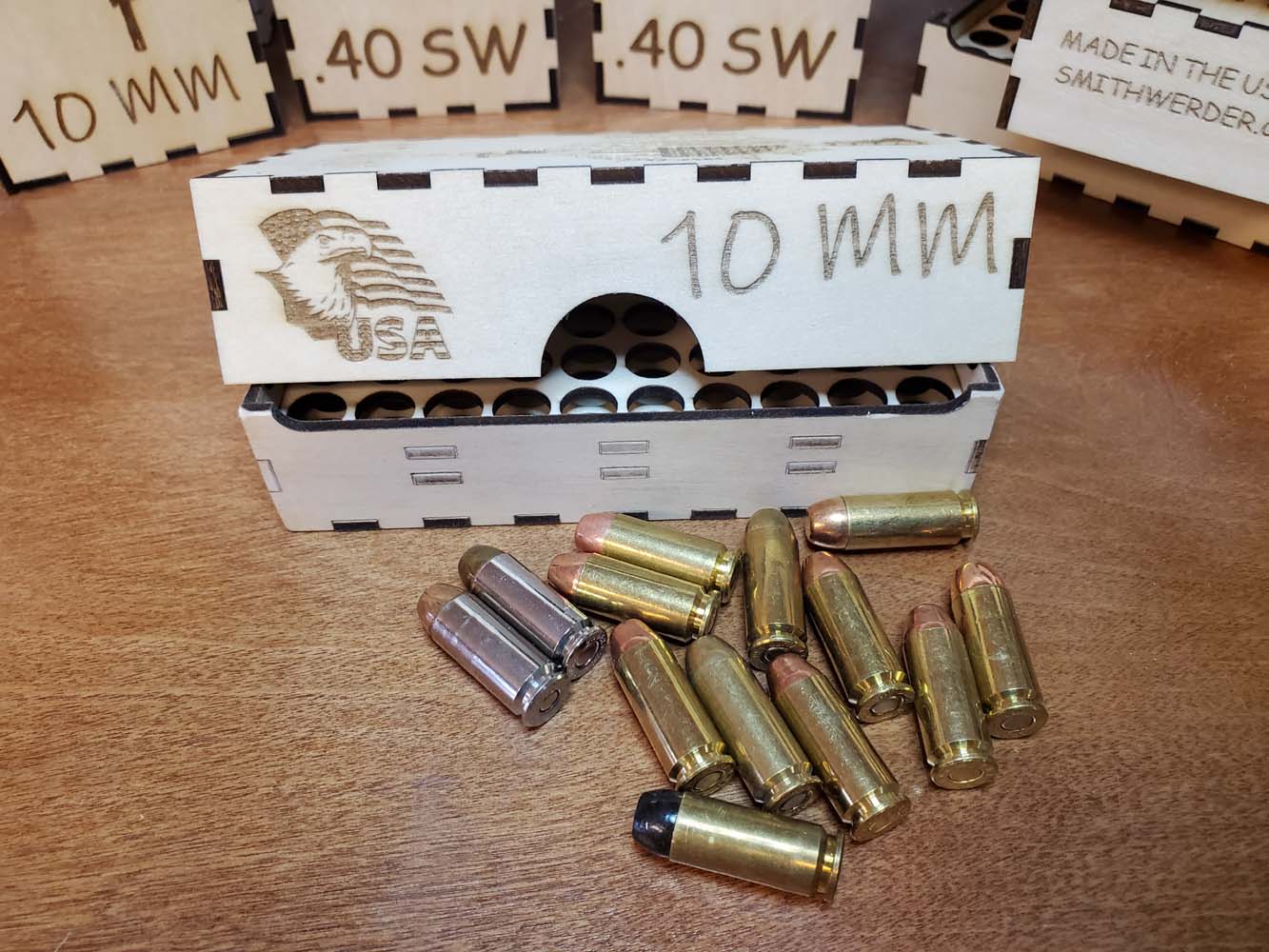 10 MM box with bullets