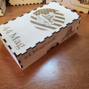 44 Magnum ammo box